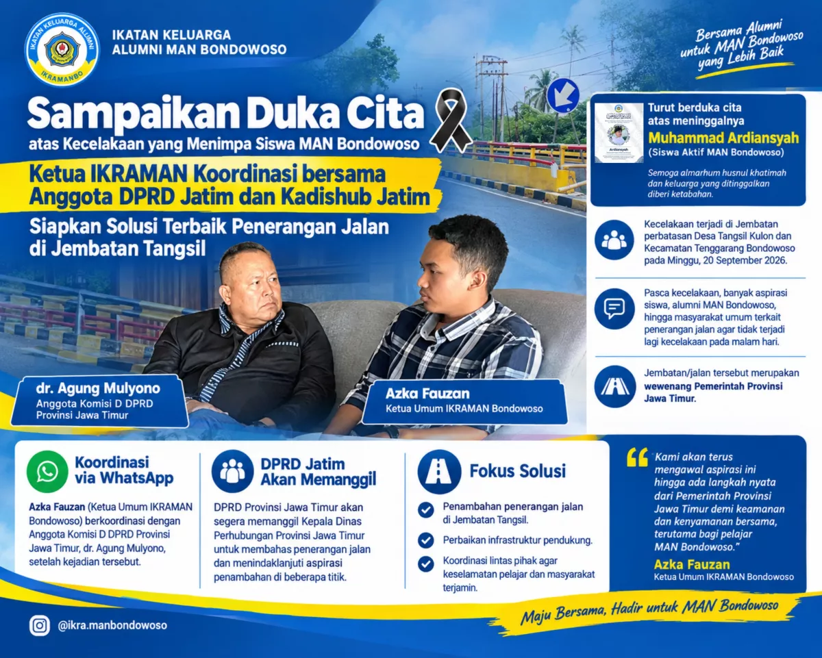 Pamflet rilis resmi media IKRAMAN Bondowoso
